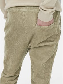 ONLY & SONS Tapered Fit Mid rise Elasticated hems Trousers -Chinchilla - 22019912