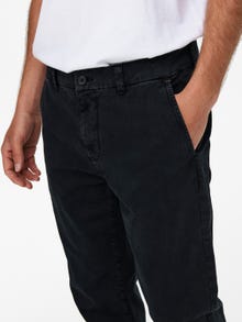 ONLY & SONS Chinos Slim Fit Taille moyenne -Black - 22019934