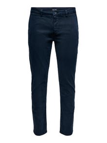 ONLY & SONS Chinos Slim Fit Taille moyenne -Dark Navy - 22019934