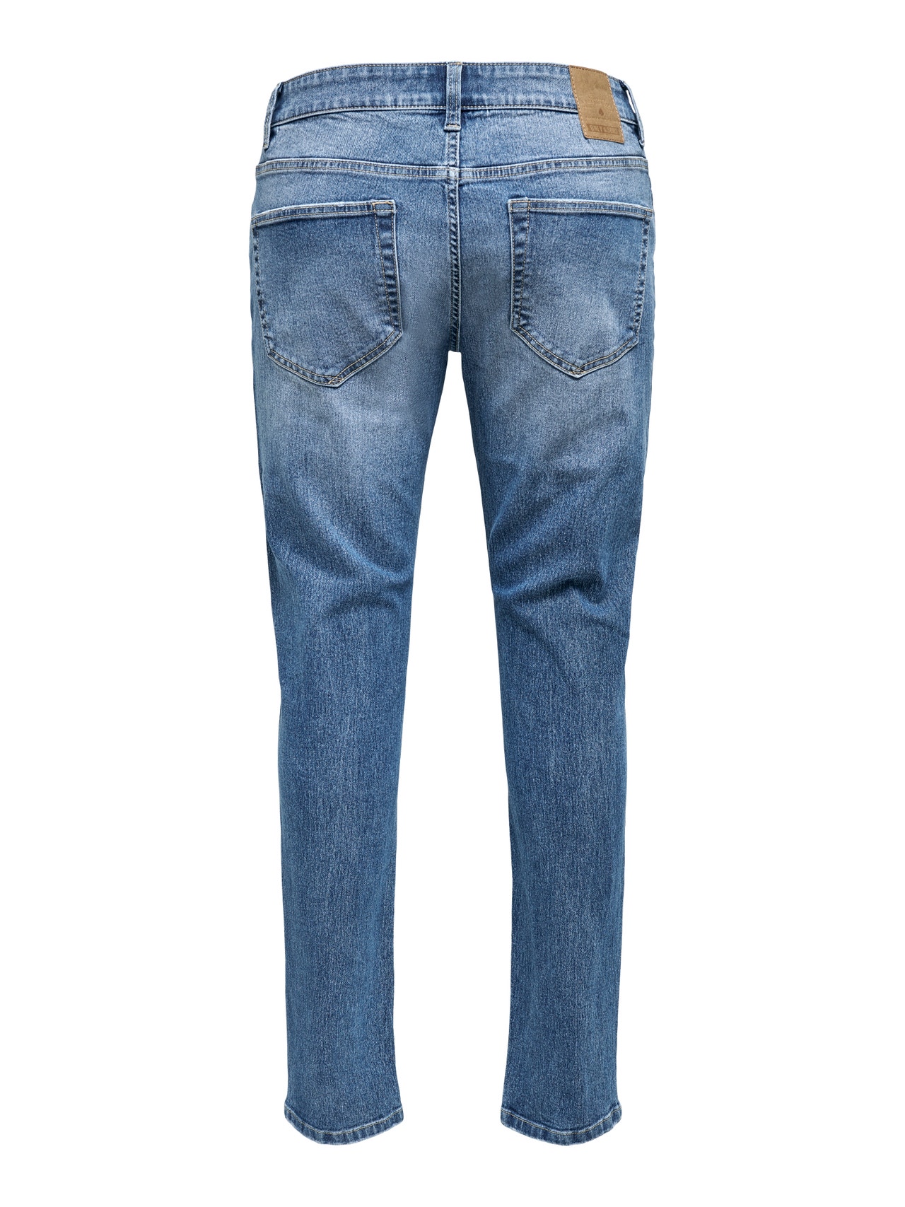 ONLY & SONS Slim Fit Regular rise Jeans -Blue Denim - 22019940