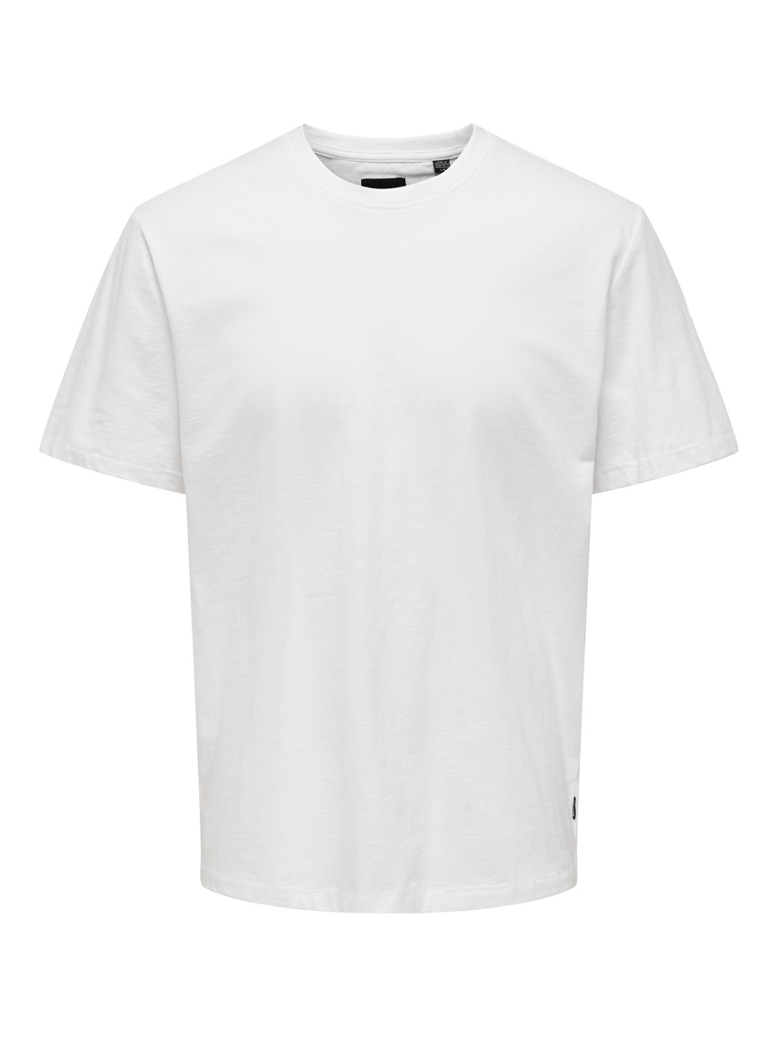 ONLY & SONS Krój regularny Okragly dekolt T-shirt -White - 22020074