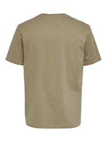 ONLY & SONS Normal geschnitten Rundhals T-Shirt -Chinchilla - 22020074