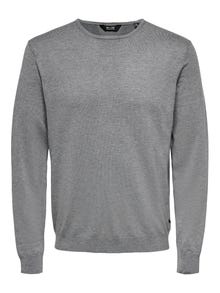 ONLY & SONS ONSWYLER Pull-overs -Medium Grey Melange - 22020088
