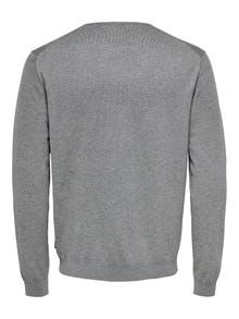 ONLY & SONS ONSWYLER Pull-overs -Medium Grey Melange - 22020088