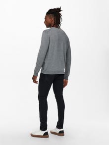 ONLY & SONS ONSWYLER Pull-overs -Medium Grey Melange - 22020088