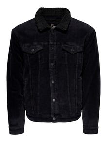 ONLY & SONS Spread collar Jacket -Black - 22020421