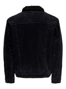 ONLY & SONS Spread collar Jacket -Black - 22020421