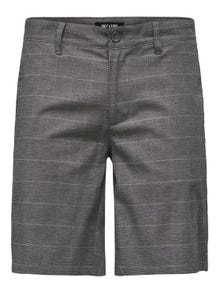 ONLY & SONS Krój regularny Szorty -Grey Pinstripe - 22020475