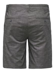 ONLY & SONS Krój regularny Szorty -Grey Pinstripe - 22020475