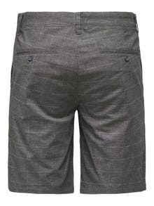 ONLY & SONS ONSMARK Regular Fit Calções -Grey Pinstripe - 22020475