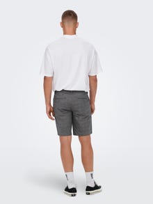 ONLY & SONS ONSMARK Regular Fit Calções -Grey Pinstripe - 22020475