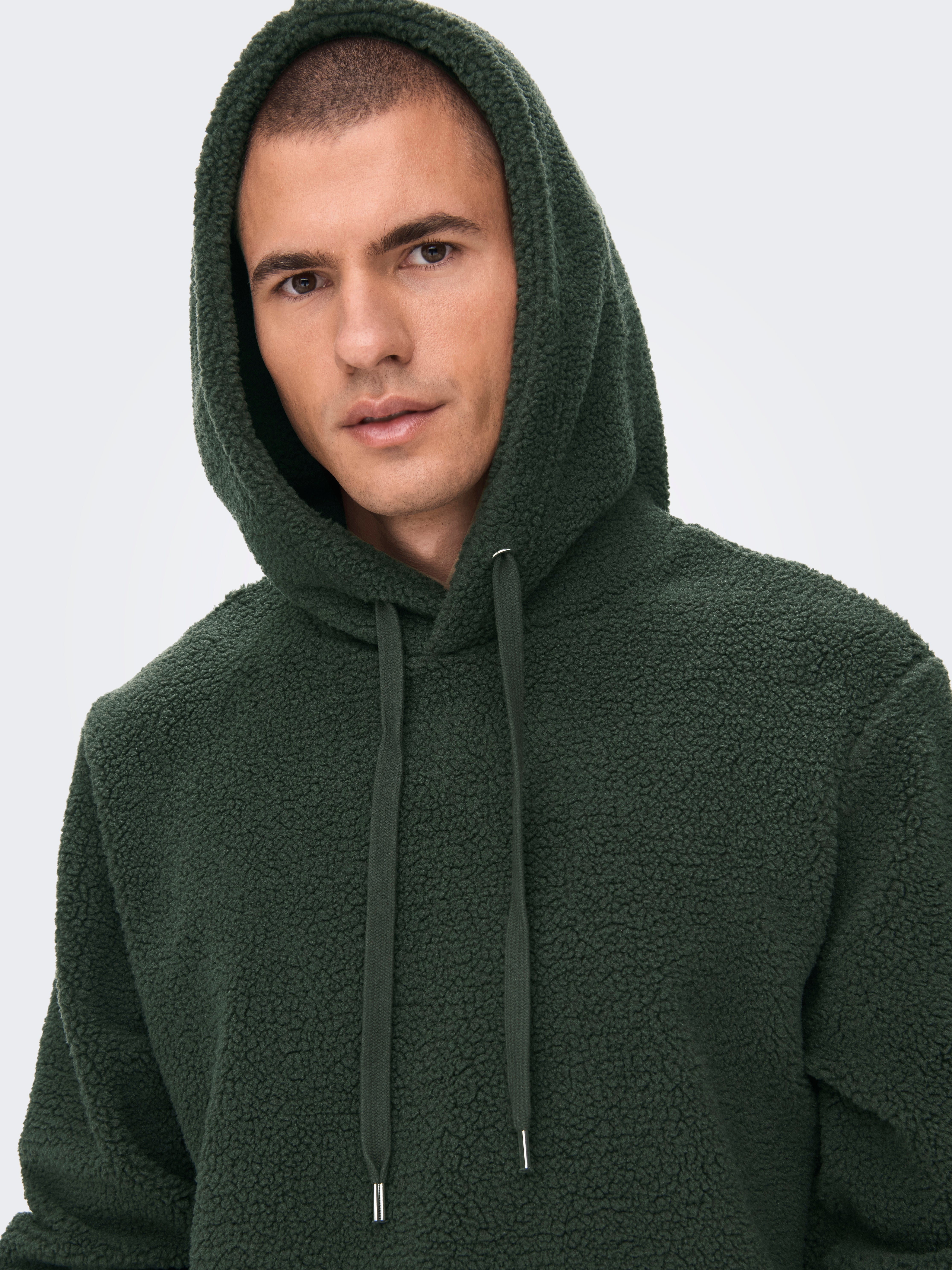 Mens 2024 teddy hoodie