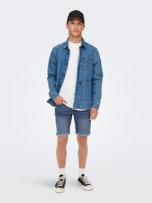 ONLY & SONS ONSPLY SHORTS BLUE PK 0754 -Blue Denim - 22020754