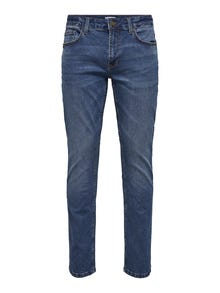 ONLY & SONS Regular Fit Mid waist Jeans -Blue Denim - 22020769