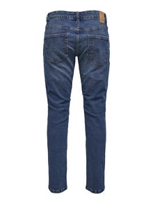 ONLY & SONS Normal geschnitten Mittlere Taille Jeans -Blue Denim - 22020769