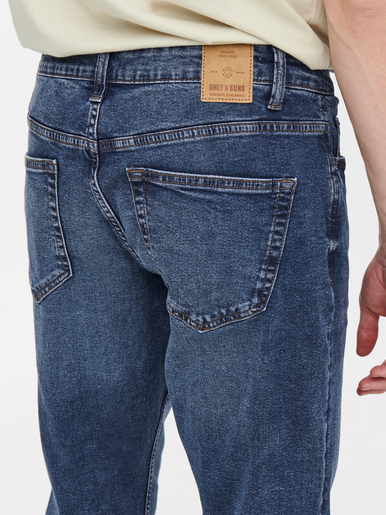 ONLY & SONS Jeans Regular Fit Taille moyenne -Blue Denim - 22020769