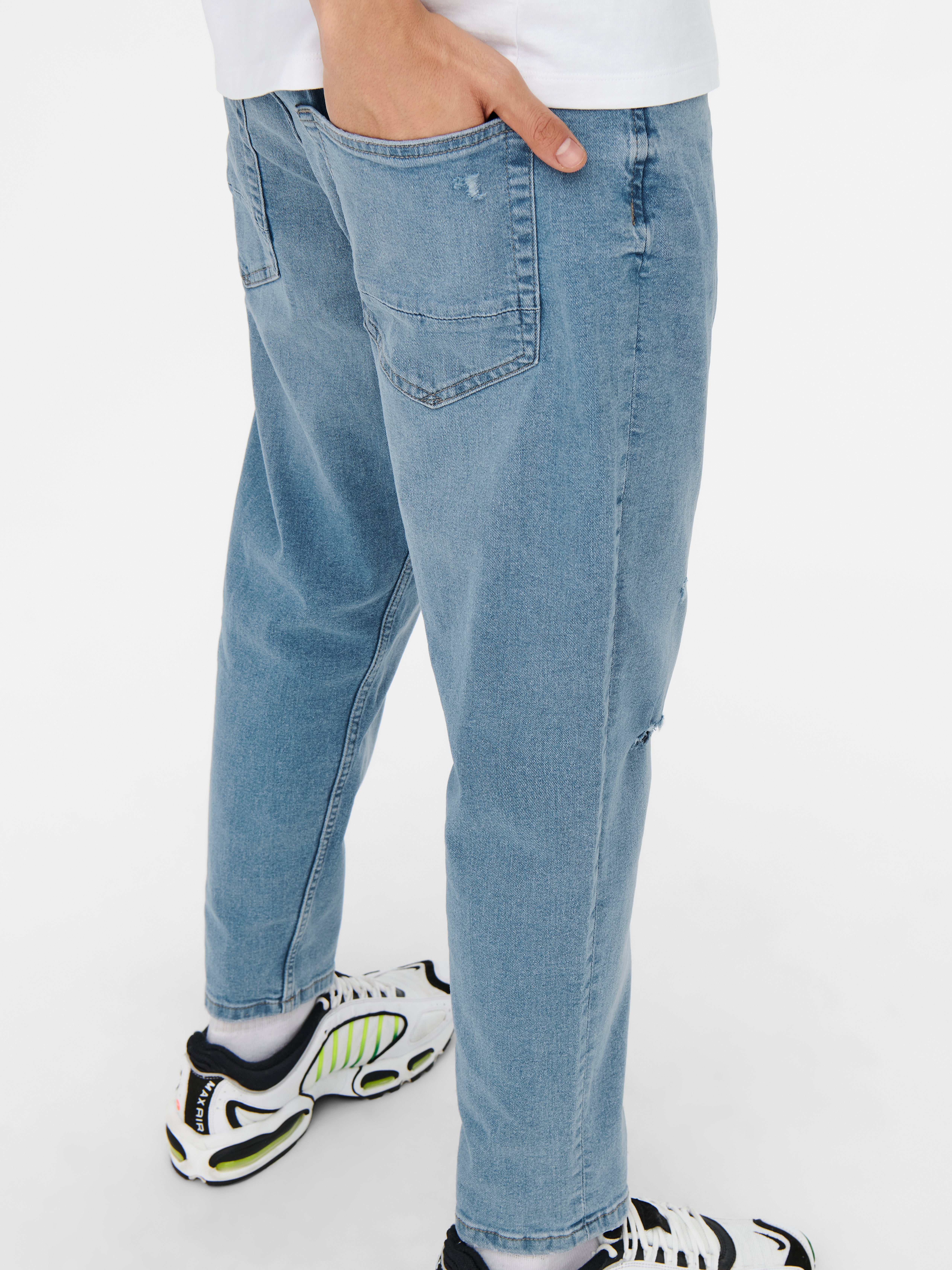 Jeans on sale uomo tapered