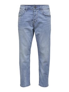 ONLY & SONS Jeans Tapered Fit Taille moyenne -Blue Denim - 22020775