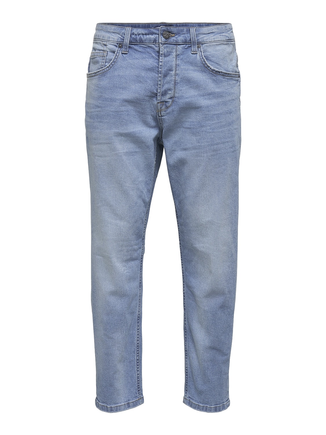 ONLY & SONS Tapered Fit Mid rise Jeans -Blue Denim - 22020775