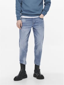 ONLY & SONS Jeans Tapered Fit Taille moyenne -Blue Denim - 22020775