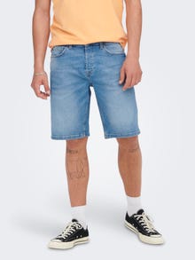 ONLY & SONS ONSAVI SHORTS BLUE PK 0786 -Blue Denim - 22020786