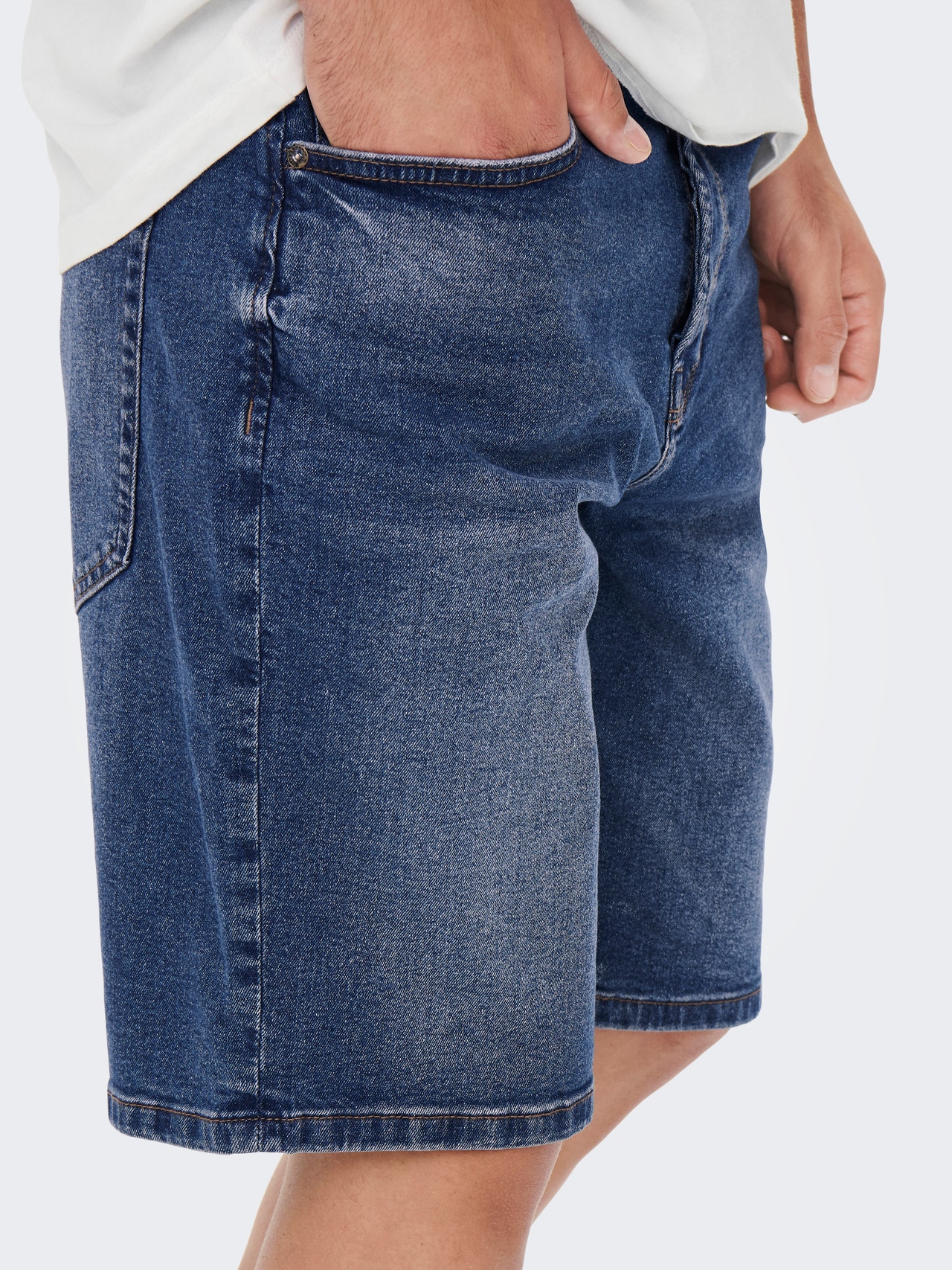 ONLY & SONS Shorts -Blue Denim - 22020787