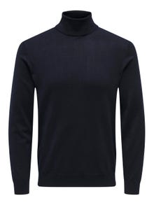 ONLY & SONS Pull-overs Regular Fit Col roulé -Dark Navy - 22020879