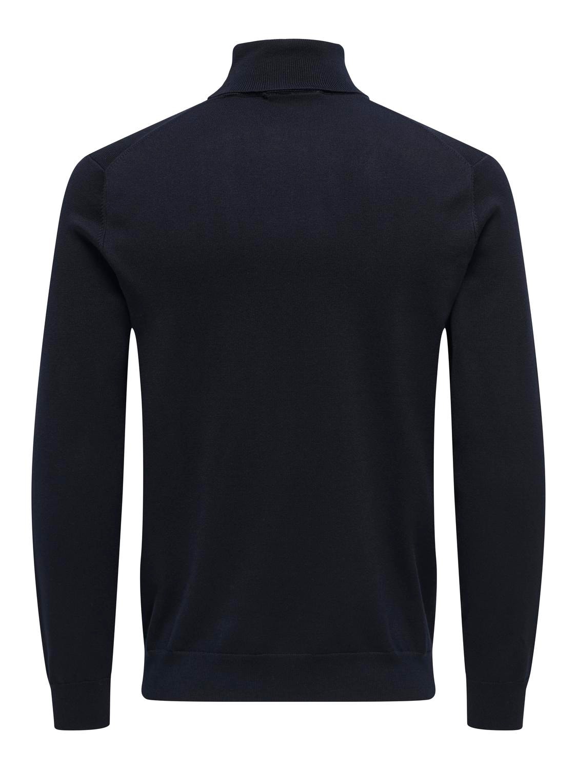 ONLY & SONS Pull-overs Regular Fit Col roulé -Dark Navy - 22020879