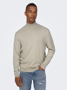 ONLY & SONS ONSWYLER Pullover -Silver Lining - 22020879