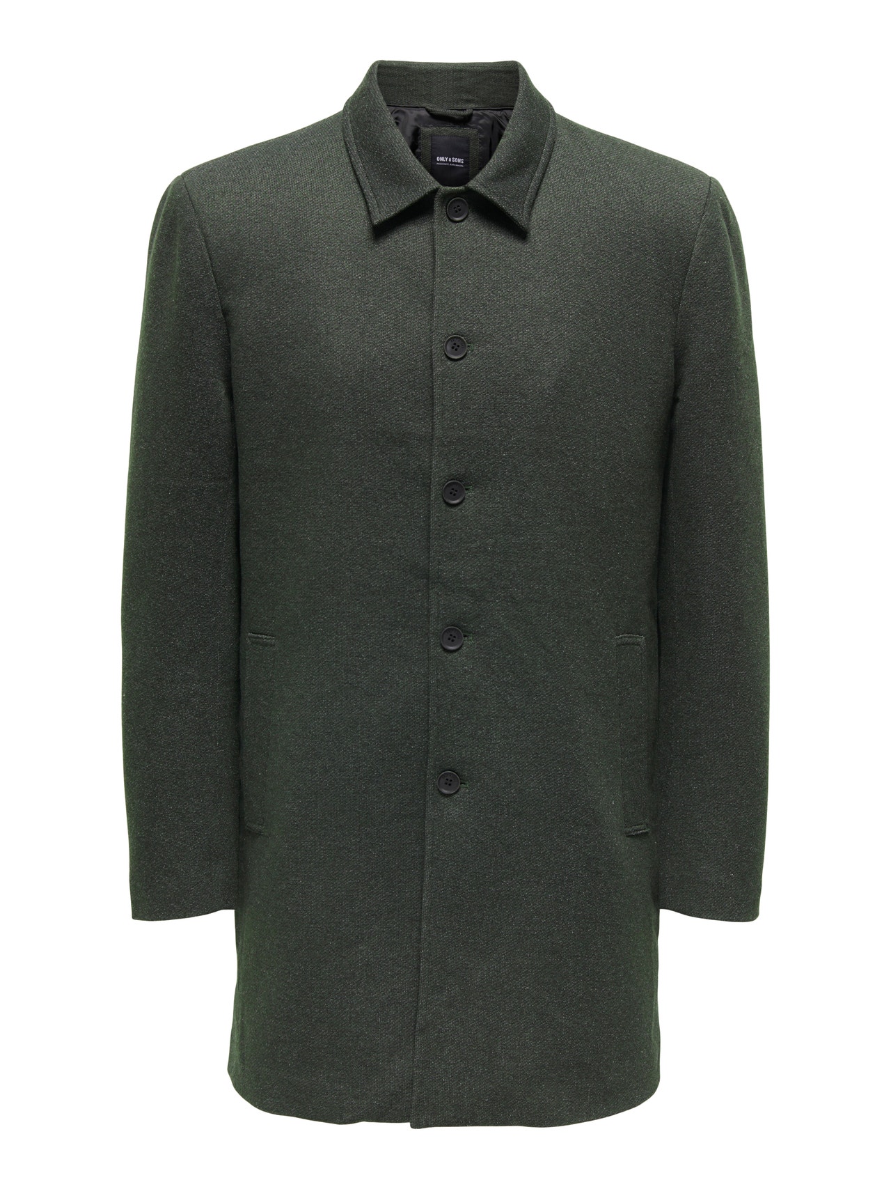 ONLY & SONS Solid color coat -Peat - 22020970