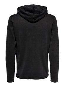 ONLY & SONS Hoodie Pullover -Black - 22021016