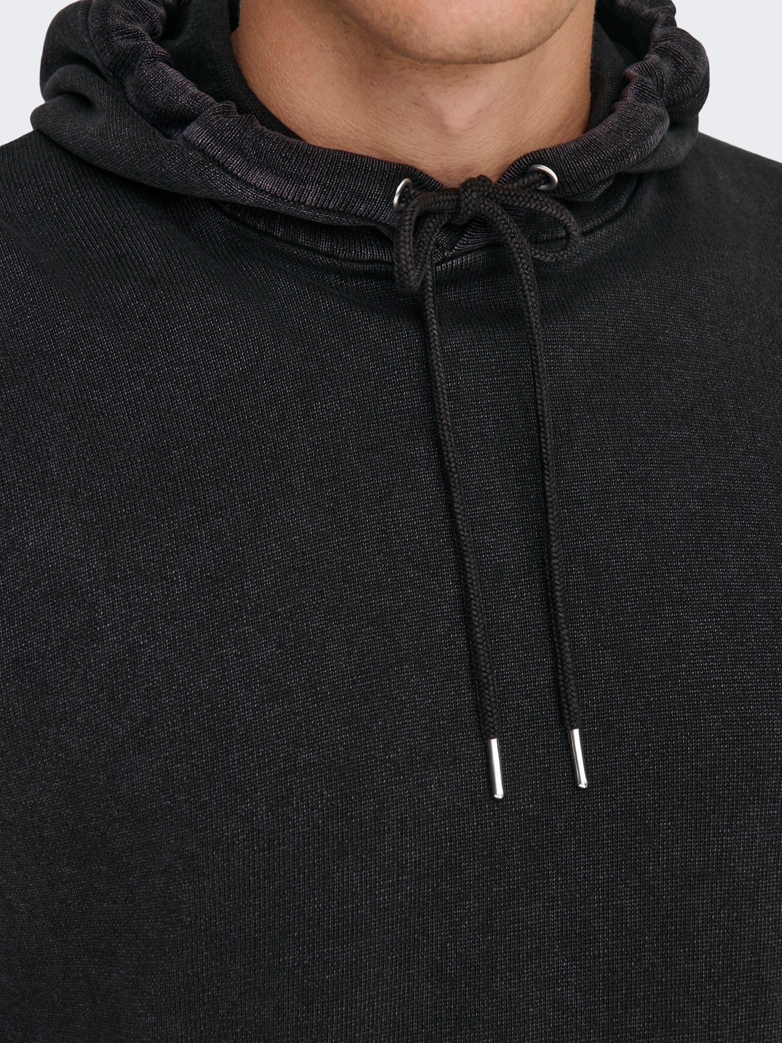 ONLY & SONS Hoodie Pullover -Black - 22021016