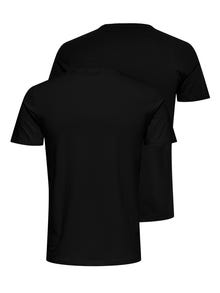 ONLY & SONS Slim Fit Round Neck T-Shirt -Black - 22021181