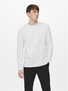ONLY & SONS Long sleeved t-shirt -Bright White - 22021335