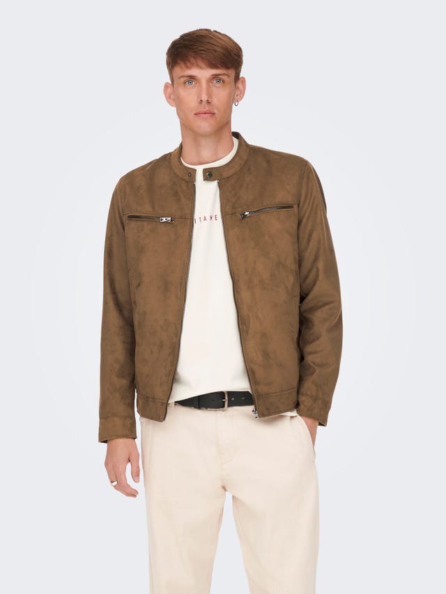 ONLY & SONS Faux suede jacket - 22021446