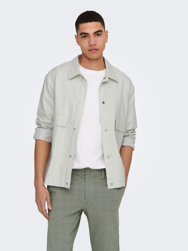 ONLY & SONS Overshirt med Trykknapper - 22021513