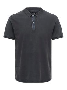 ONLY & SONS Slim fit O-hals Polo -Dark Navy - 22021769