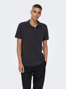 ONLY & SONS Slim fit O-hals Polo -Dark Navy - 22021769