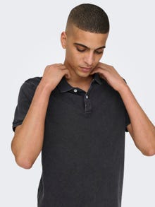 ONLY & SONS Polo Slim Fit Paricollo -Dark Navy - 22021769