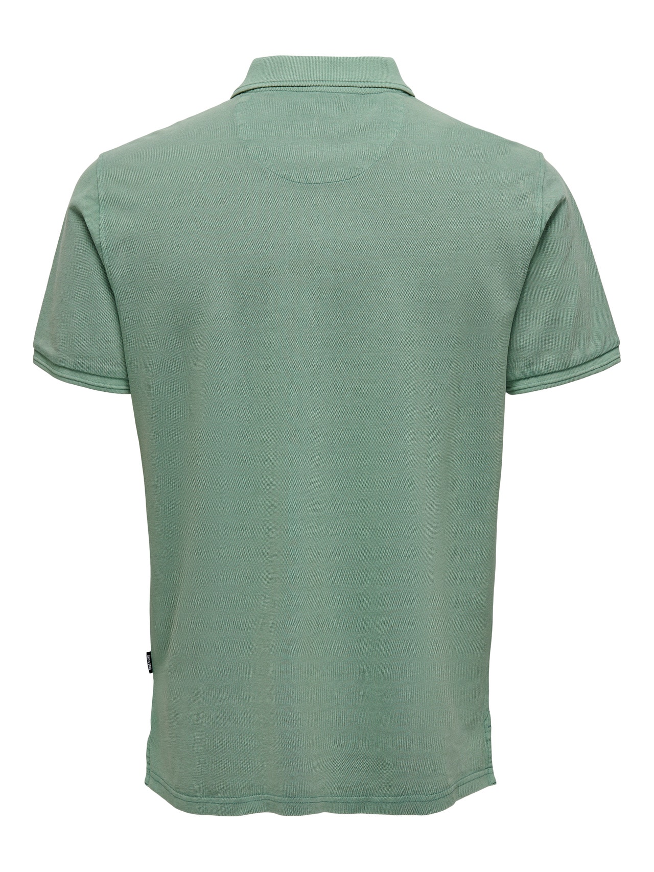 ONLY & SONS Slim fit O-pääntie Pikeepaidat -Chinois Green - 22021769