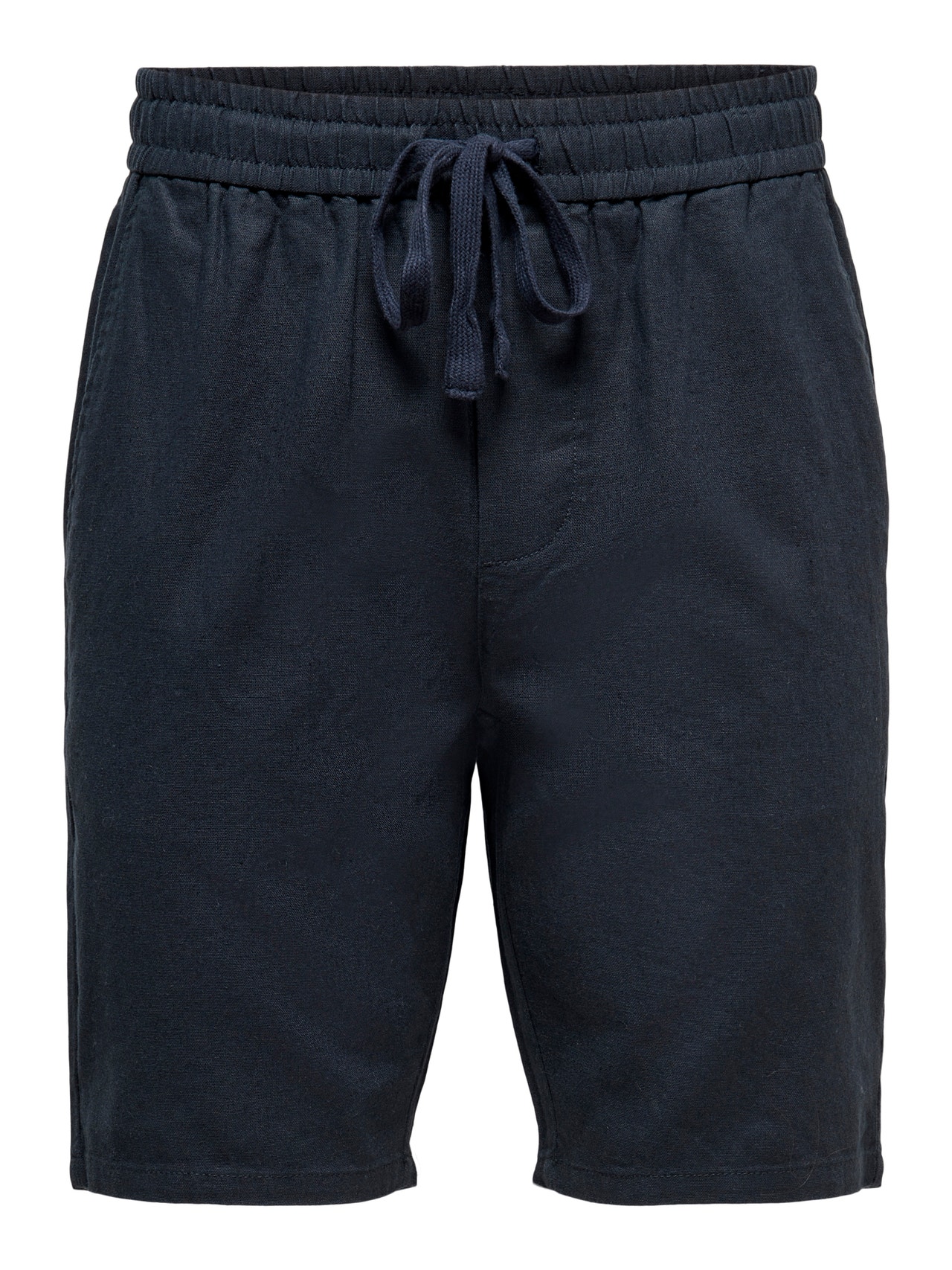 ONLY & SONS Comfort fit Medelhög midja Shorts -Dark Navy - 22021824