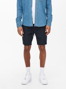 ONLY & SONS Comfort fit Mellemhøj talje Shorts -Dark Navy - 22021824