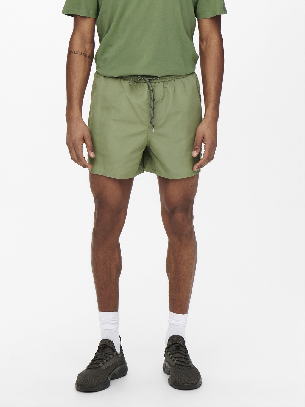 Shorts Corte regular | Verde oscuro | ONLY & SONS®