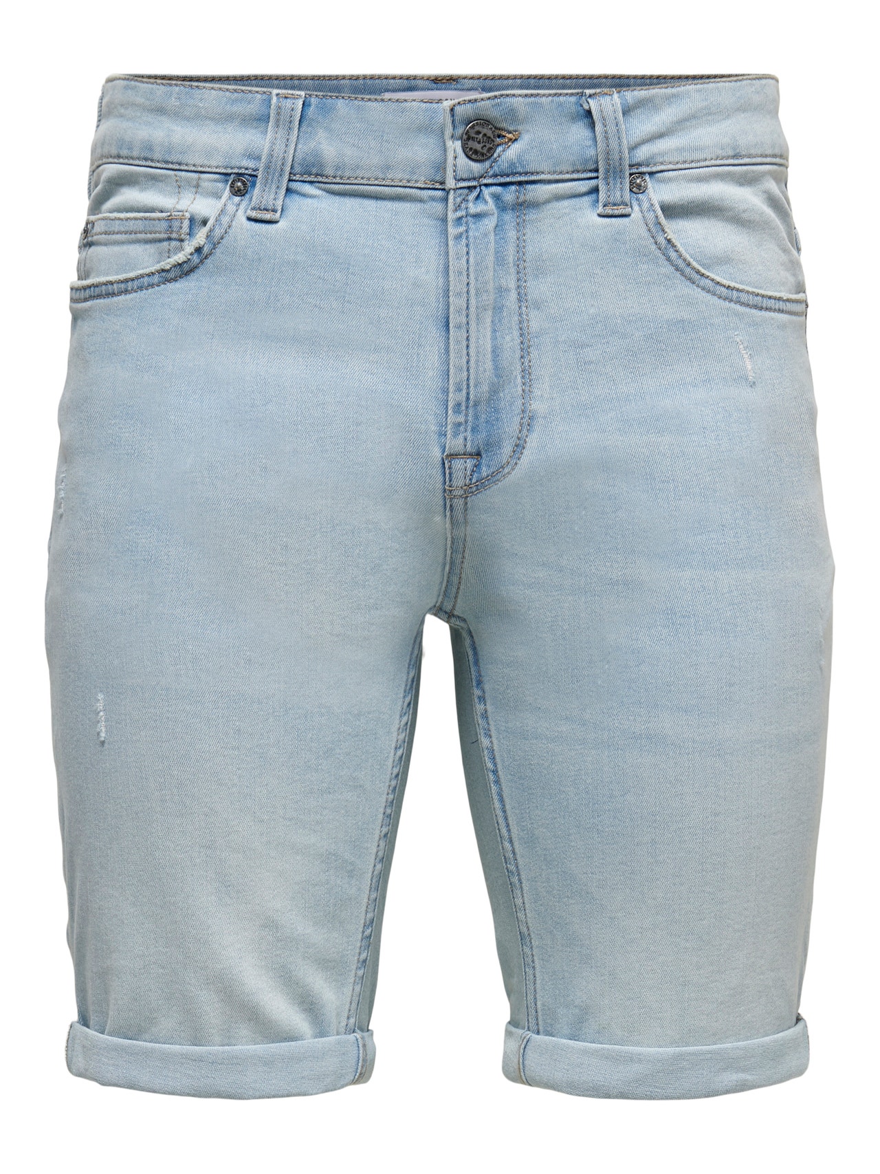 ONLY & SONS Shorts Taille moyenne -Blue Denim - 22021885