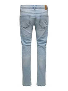 ONLY & SONS Normal geschnitten Mittlere Taille Jeans -Blue Denim - 22021888