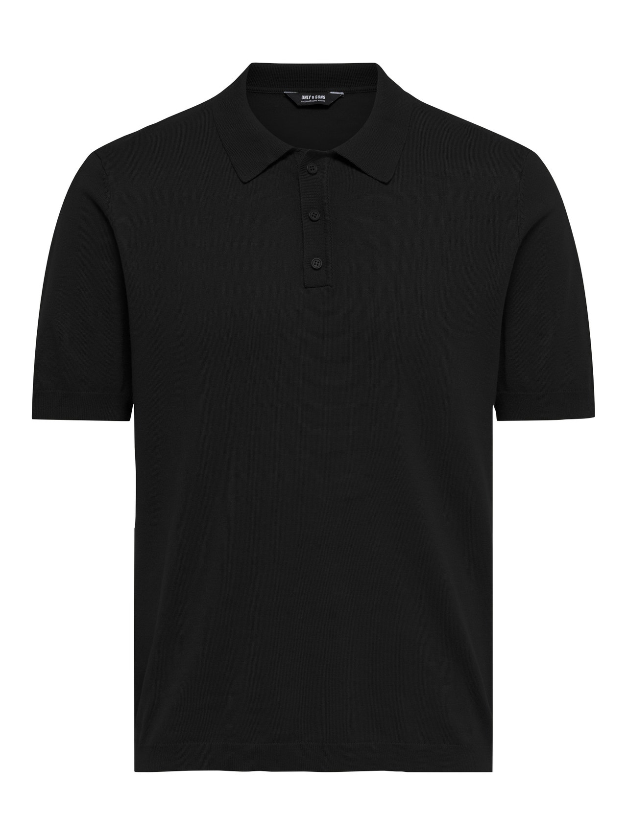 ONLY & SONS Tavapärane lõige Polo Pullover -Black - 22022219