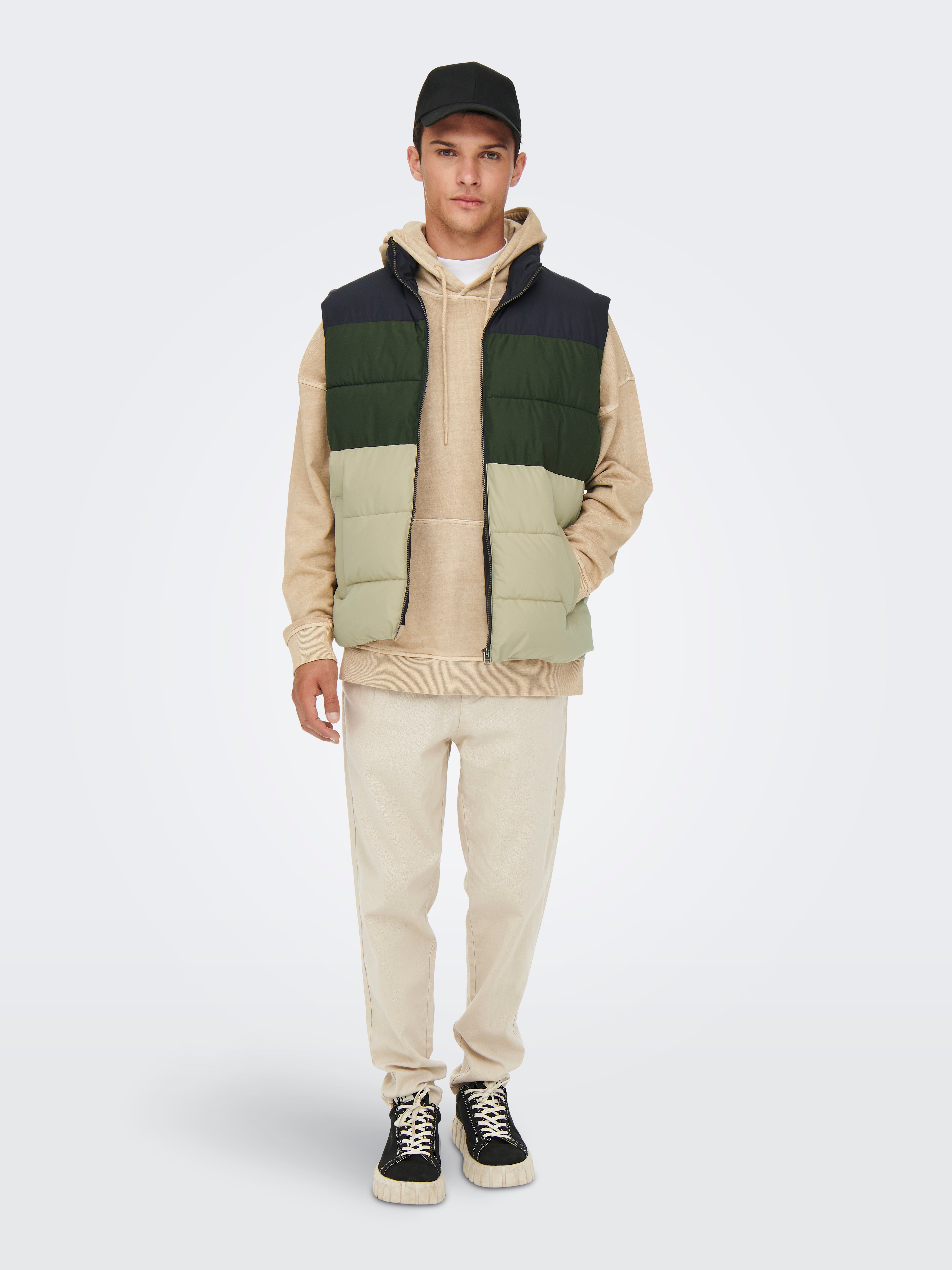 Huffer khaki sale vest