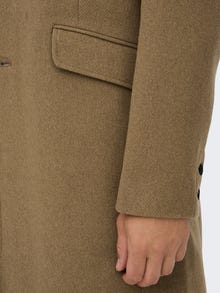 ONLY & SONS Manteaux Col à revers Fente avec boutons -Camel - 22022299