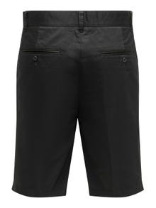 ONLY & SONS Classic chino shorts -Black - 22022326