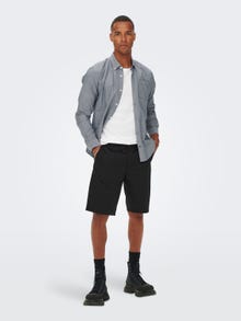 ONLY & SONS Classic chino shorts -Black - 22022326